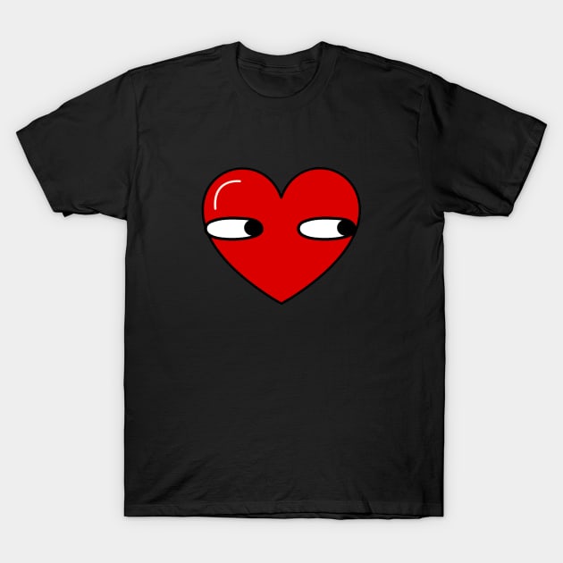 Retro heart T-Shirt by JunniePL